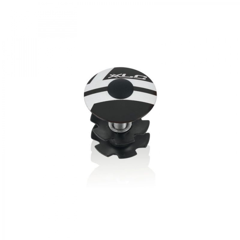 XLC AP-S01 BOUCHON DIRECTION A-HEAD 1" ÉTOILE ALU NOIR - 2500520200 - 4032191669656