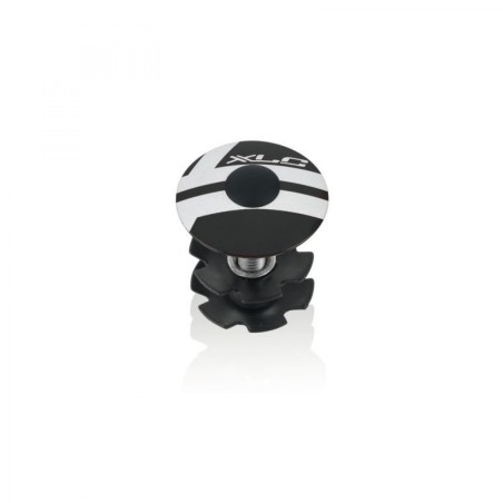 XLC AP-S01 BOUCHON DIRECTION A-HEAD 1" ÉTOILE ALU NOIR - 2500520200 - 4032191669656