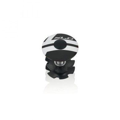XLC AP-S01 BOUCHON DIRECTION A-HEAD 1" ÉTOILE ALU NOIR - 2500520200 - 4032191669656