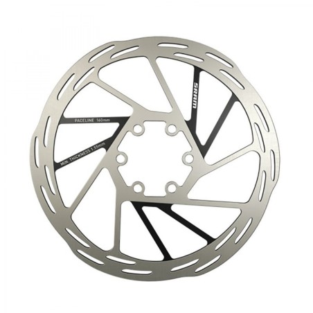 DISQUE DE FREIN SRAM PACELINE 6 TROUS 160 mm NOIR - 00.5018.158.001 - 710845854507