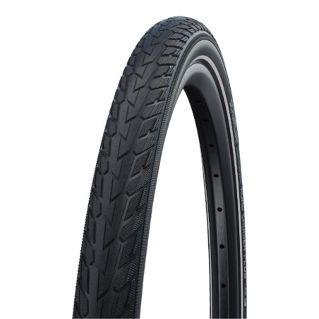 Pneu city 16 x 1.75 Schwalbe road cruiser hs484 noir tr (47-305) flanc reflex