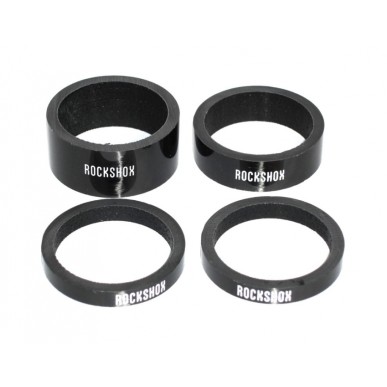 KIT RONDELLES ROCKSHOX CARBONE (2x5mm/1x10mm/1x15mm) - 00.4315.021.010 - 710845674327
