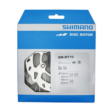 Disque de frein route-vtt Shimano rt70 105-slx centerlock 140mm  -rt70ss