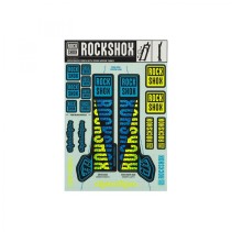 KIT AUTOCOLLANTS ROCK.TROY LEE DESIGNS 35mm 2018 BLEU/JAUNE - 00.4318.021.002 - 710845809828
