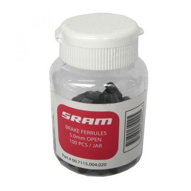 EMBOUTS DE GAINE 5 mm NOIR (100 UNITÉS) - 00.7115.004.020 - 710845610295