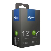 CHAMBRE AIR TRADI/POUSSETTE 12x1.75/2.10 VS SCHWALBE AV1 VALVE ALU COUDEE 45°