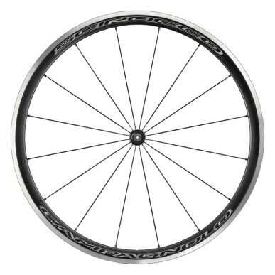 Roues route 700 Campagnolo scirocco noir moyeu ed 12-11-10v. (paire)