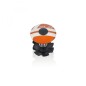 XLC AP-S01 BOUCHON DIRECTION A-HEAD 1-1/8"ÉTOILE ALU ORANGE - 2500520616 - 4032191955643