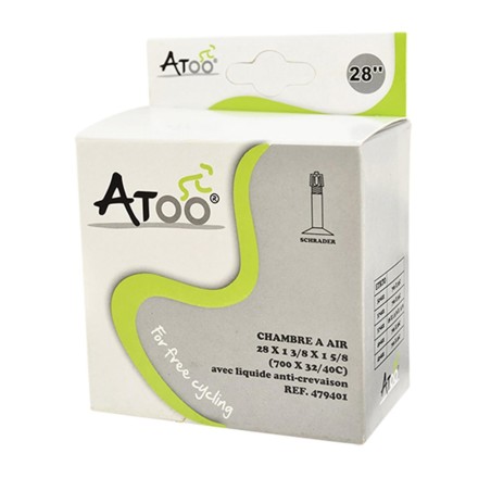 CHAMBRE AIR VTC 700X32/40 (28")  VS OPTIMIZ AVEC LIQUIDE ANTI-CREVAISON