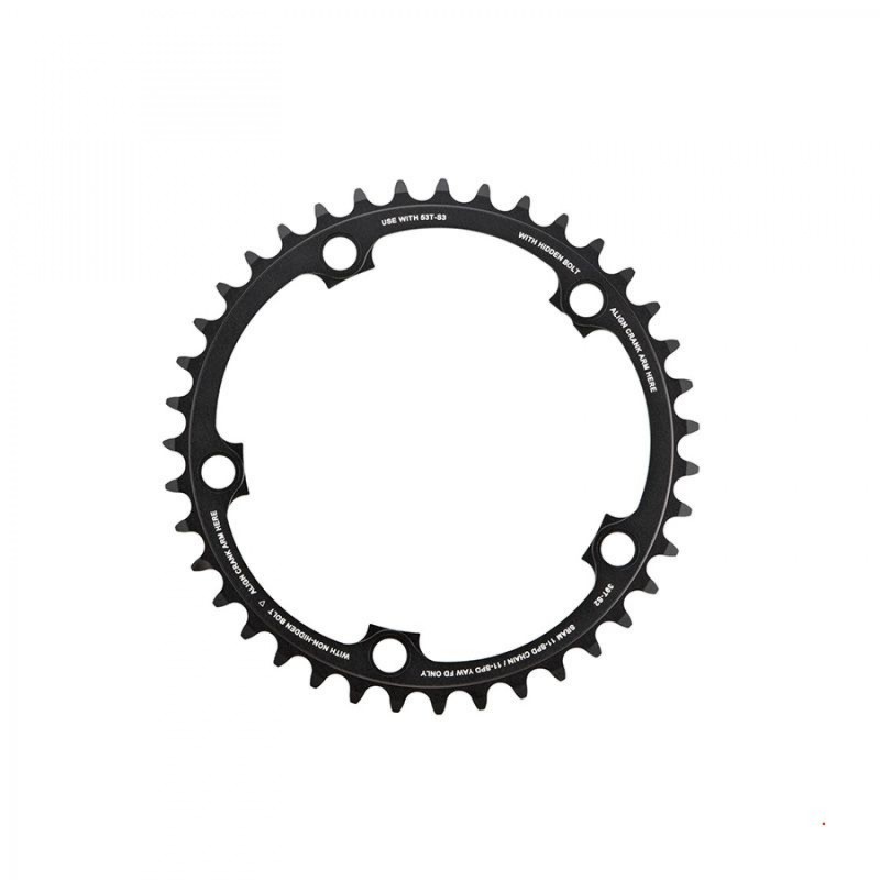 PLATEAU SRAM ROUTE X-GLIDE S2 YAW 11V.39D.ALU NR.5 TROUS 130 - 11.6218.009.005 - 710845729904