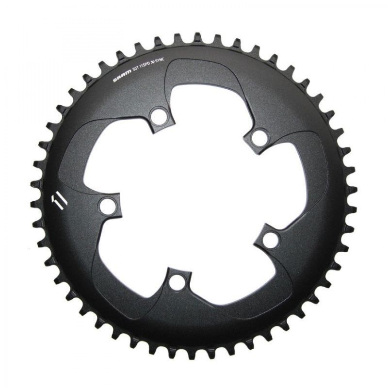 PLATEAU SRAM X-SYNC 110 BCD 11V.48 DENTS ALUMINIUM NOIR - 11.6218.019.000 - 710845770647