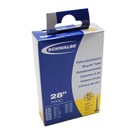 CHAMBRE AIR ROUTE 700X18/25 VP SCHWALBE SV15 VALVE 60MM