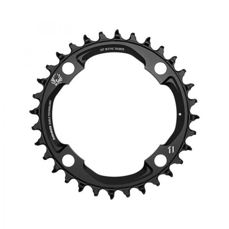 PLATEAU SRAM X-SYNC2 EAGLE 36D BCD 104mm 12V ALUMINIUM NOIR - 11.6218.033.020 - 710845795558