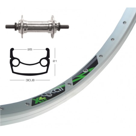 ROUE AVANT 26x1.90 WINORA AXAL XL 25 36 TR.AXE A/VIS 100 ARG - 2145943000 - 4032191632612