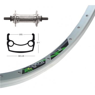 ROUE AVANT 26x1.90 WINORA AXAL XL 25 36 TR.AXE A/VIS 100 ARG - 2145943000 - 4032191632612
