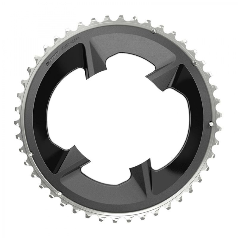 PLATEAU SRAM RIVAL 46 DENTS 107 BCD 2x12V ALUMINIUM NOIR - 00.6218.029.002 - 710845866722