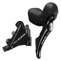 FREIN A DISQUE ROUTE SHIMANO 105 ARRIERE 11V. R7000-7020 DOUBLE NOIR (LEVIER-MANETTE AVEC ETRIER BR-R7070 DURITE ASSEMBLE