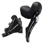 FREIN A DISQUE ROUTE SHIMANO 105 ARRIERE 11V. R7000-7020 DOUBLE NOIR (LEVIER-MANETTE AVEC ETRIER BR-R7070 DURITE ASSEMBLE