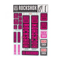 KIT AUTOCOLLANT ROCKSHOX 30/32mm P/FOURCHE JUSQU'AU 2018 FUC - 11.4318.003.503 - 710845803819