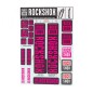KIT AUTOCOLLANT ROCKSHOX 30/32mm P/FOURCHE JUSQU'AU 2018 FUC - 11.4318.003.503 - 710845803819