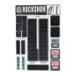 KIT AUTOCOLLANTS ROCKSHOX 35 mm P/FOURCHE À PARTIR 2018 NOIR - 11.4318.003.505 - 710845803833