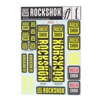 KIT AUTOCOLLANT ROCKSHOX 35 mm P/FOURCHE À PARTIR 2018 JAUNE - 11.4318.003.507 - 710845803857