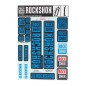 KIT AUTOCOLLANTS ROCKSHOX 35 mm P/FOURCHE À PARTIR 2018 BLEU - 11.4318.003.511 - 710845803895