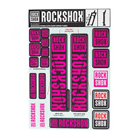 KIT AUTOCOLLANT ROCKSHOX 35mm P/FOURCHE À PARTIR 2018 FUCHS. - 11.4318.003.512 - 710845803901