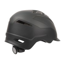 CASQUE VELO CITY ADULTE POLISPORT E CITY NOIR-GRIS TAILLE 58-61 SYSTEM QUICK LOCK