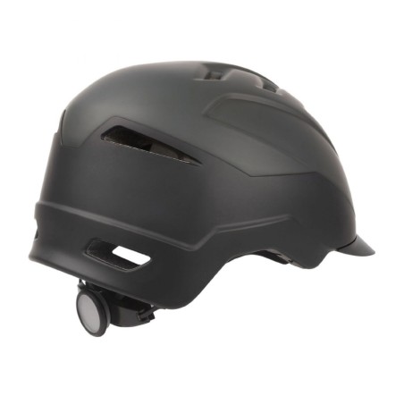 CASQUE VELO CITY ADULTE POLISPORT E CITY NOIR-GRIS TAILLE 58-61 SYSTEM QUICK LOCK