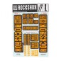 AUTOCOLLANTS ROCKSHOX 35mm P/BOXXER/DOMAIN DUAL CROWN ORANGE - 11.4318.003.517 - 710845803956