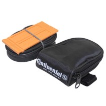 SACOCHE DE SELLE VELO CONTINENTAL ROUTE AVEC CHAMBRE A AIR 700C PRESTA   2 DEMONTES PNEUS COURSE
