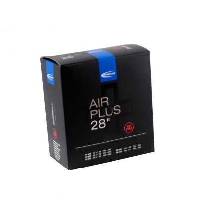 CHAMBRE A AIR VELO 29 x 1.75-2.40 et 700 x 40-60 SCHWALBE AIR PLUS RENFORCE VALVE ALU PRESTA (SV19AP)