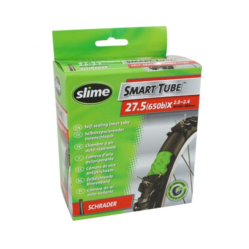 CHAMBRE A AIR VELO 27.5 x 2.00-2.40 SLIME VALVE STANDARD