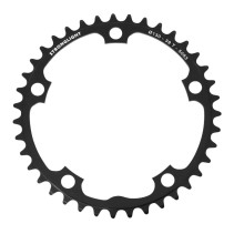 PLATEAU ROUTE 5BRA D.130 STRONGLIGHT DURAL 39DTS INTERIEUR NOIR TYPE SHIMANO 8-9V.