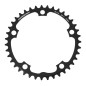 PLATEAU ROUTE 5BRA D.130 STRONGLIGHT DURAL 39DTS INTERIEUR NOIR TYPE SHIMANO 8-9V.
