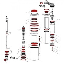 KIT ENTRETIEN ROCKSHOX AMORTISSEUR VIVID AIR B1-B3 (2014-19) - 11.4118.032.001 - 710845733338