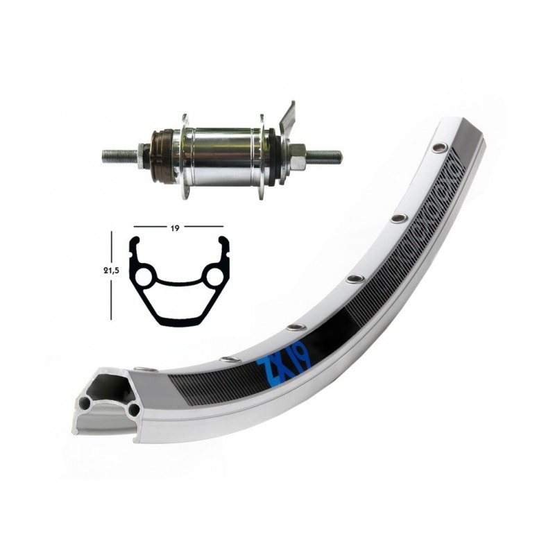 R.AR.26x1.75 WINORA EXAL ZX 19 RÉTROPEDAL.36 TR.SH.109 1V.AR - 2146062300 - 4032191744438