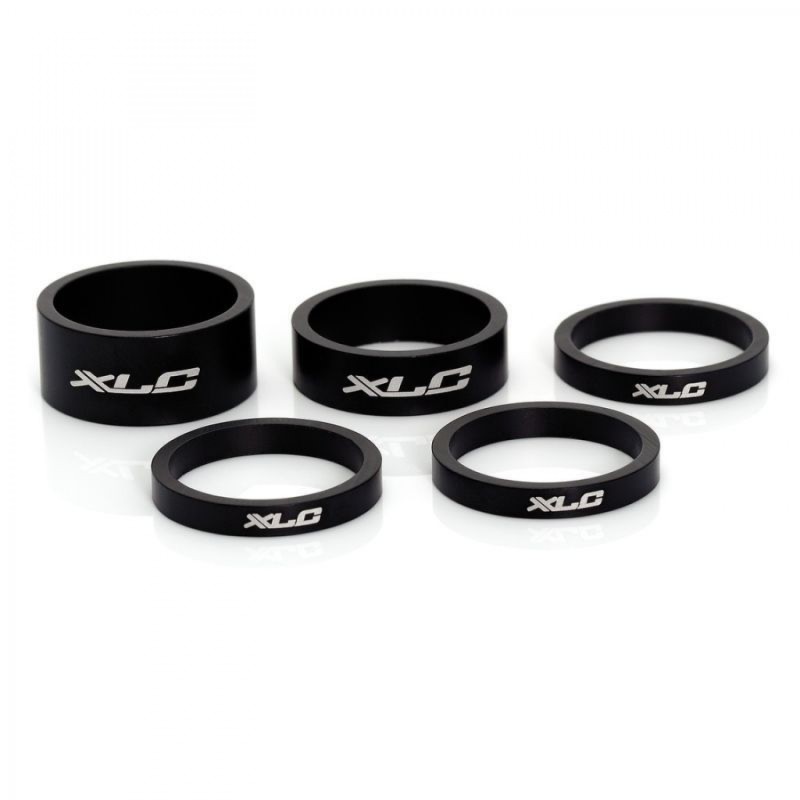 XLC AS-A02 SET 5 RONDELLES DE DIRECTION A-HEAD 1"NOIR MAT - 2500531000 - 4032191765495