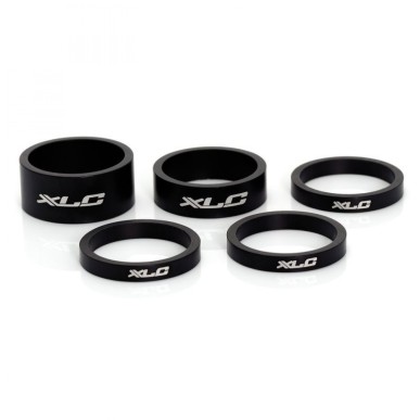 XLC AS-A02 SET 5 RONDELLES DE DIRECTION A-HEAD 1"NOIR MAT - 2500531000 - 4032191765495
