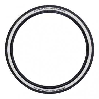 Pneu vtc urbain 700 x 32 Schwalbe road cruiser hs484 noir flanc beige tr (32-622)