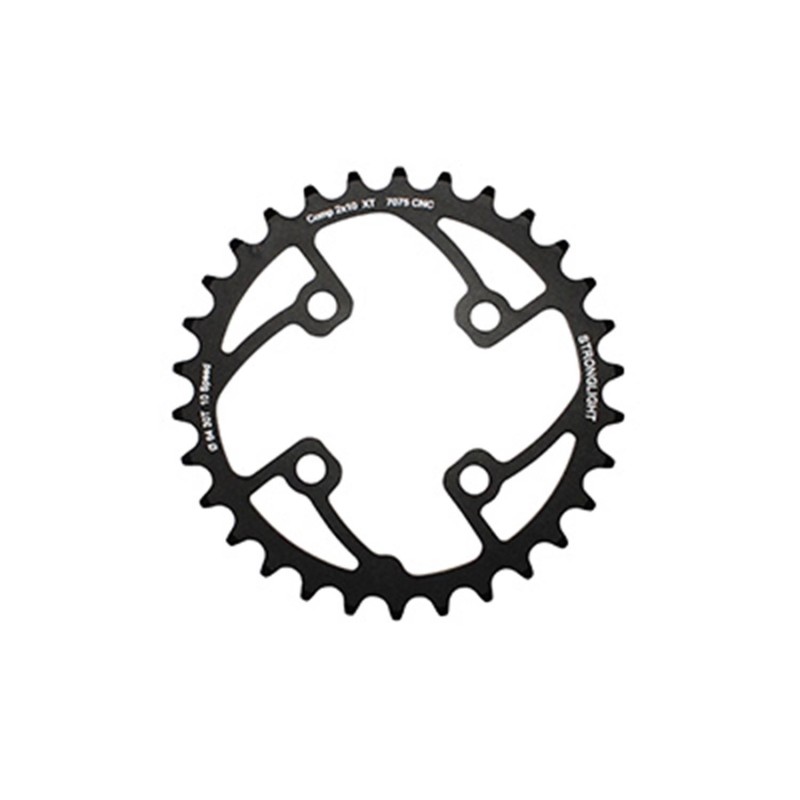 PLATEAU VTT 4BRA D.64 POUR SHIMANO XT M785 STRONGLIGHT DOUBLE 30DTS INTERIEUR NOIR (POUR EXTERIEUR 44DTS) NON FILETE -