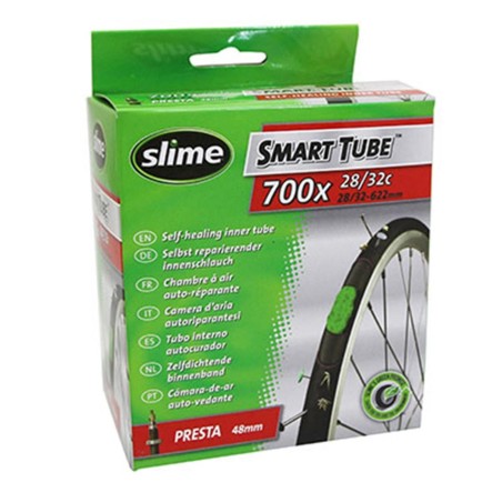 CHAMBRE A AIR VELO 700 x 28-32 SLIME VALVE PRESTA