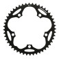 PLATEAU ROUTE 5BRA D.130 STRONGLIGHT DURAL 48DTS EXTERIEUR NOIR TYPE SHIMANO 8-9V.