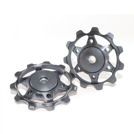 XLC PU-A02 GALETS ALU  P/SH.8/9/10/11V-CA.9/10 COULEUR TITAN - 2501106701 - 4055149037765