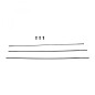 KIT DE RAYONS SRAM 278 mm CX PRINT J-BEND EXTERNE NOIR - 11.1918.075.017 - 710845844539
