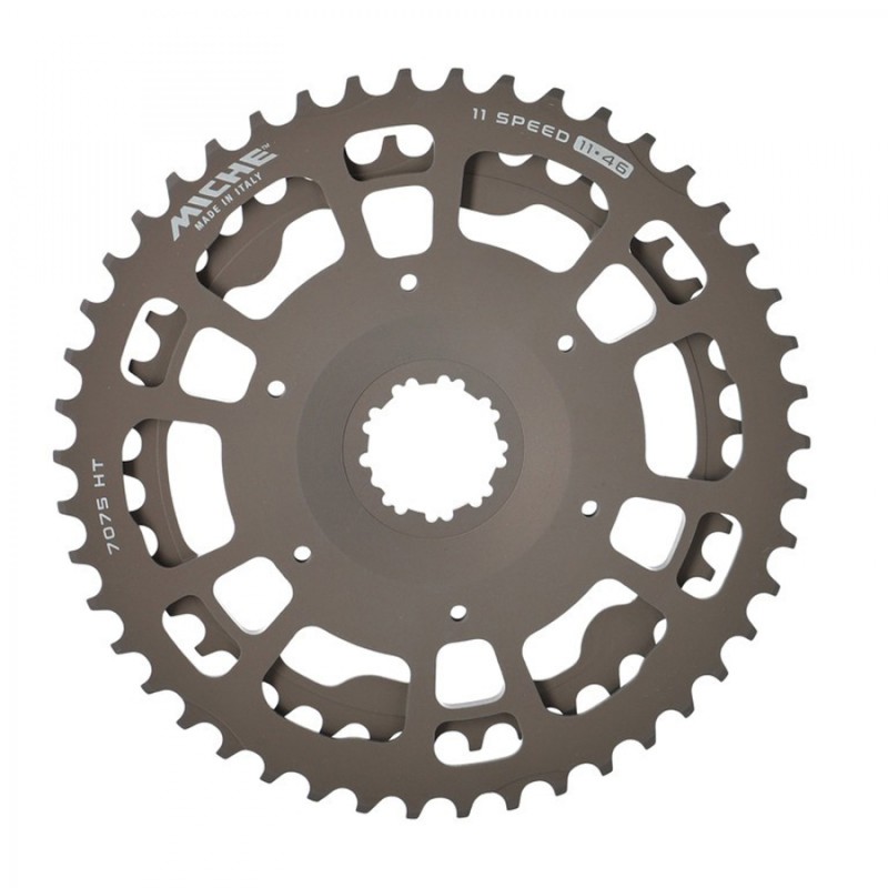 KIT COURONNES MICHE XM VTT 46x38D P/SHIMANO/SRAM 11V ALU GR - SPXM10KS38000 - 8050148696827