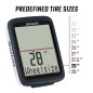 Compteur Sigma bc 10.0 wr a fil noir ( 10 fonctions)