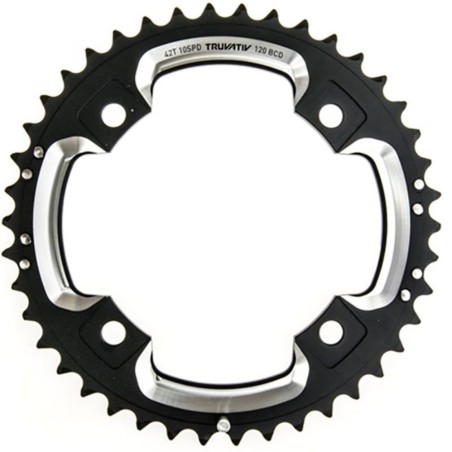 PLATEAU SRAM TRUVATIV S2 VTT 120BCD 4BRA. 42D 2x10V ALU N/AR - 11.6215.188.230 - 710845660641
