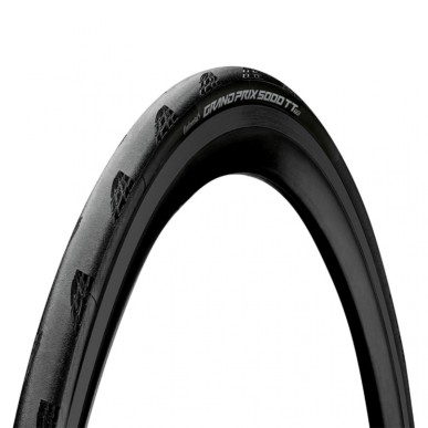 PNEU ROUTE 700X25C TS CONTINENTAL "GP 5000 TT" TLR NOIR (25-622) - 4019238056266